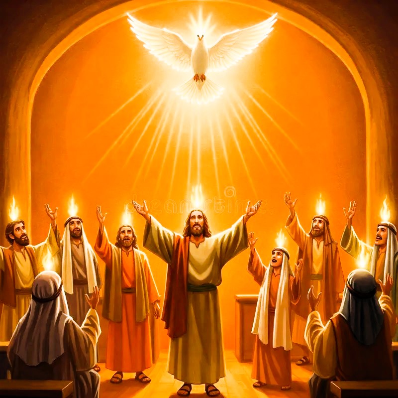 Le Christ, les Apôtres et l'Esprit-Saint